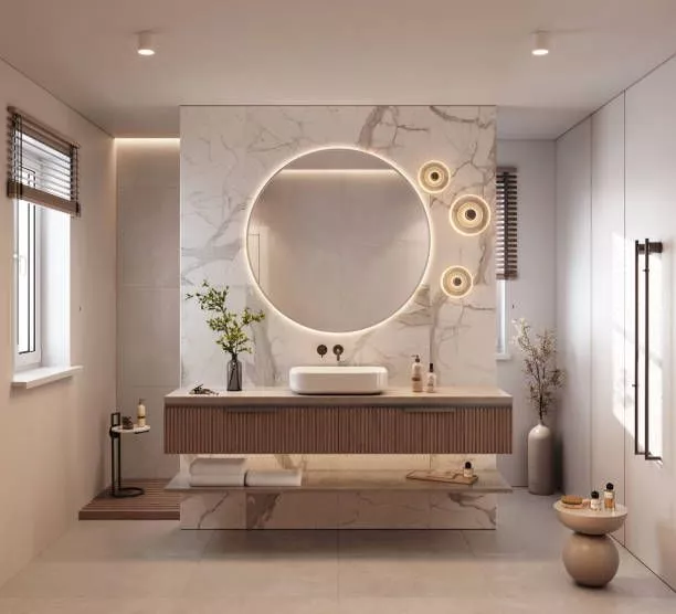an image of a complete bathroom renovation