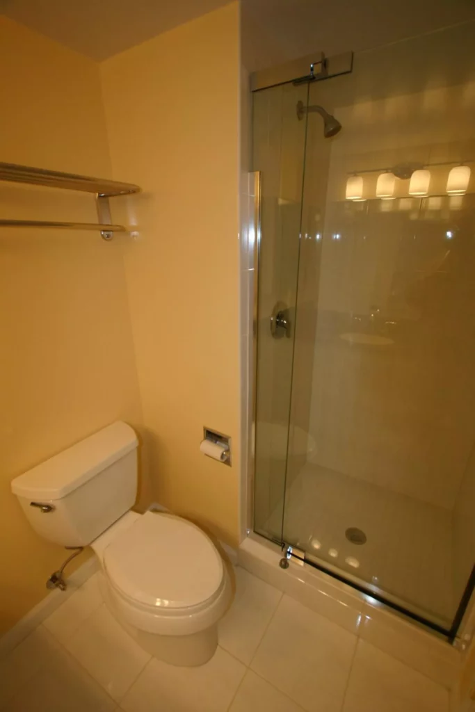 Image of a renovated tiled bathroom | Bathroom Renovations Inner West | Prime Kitchens and Bathrooms