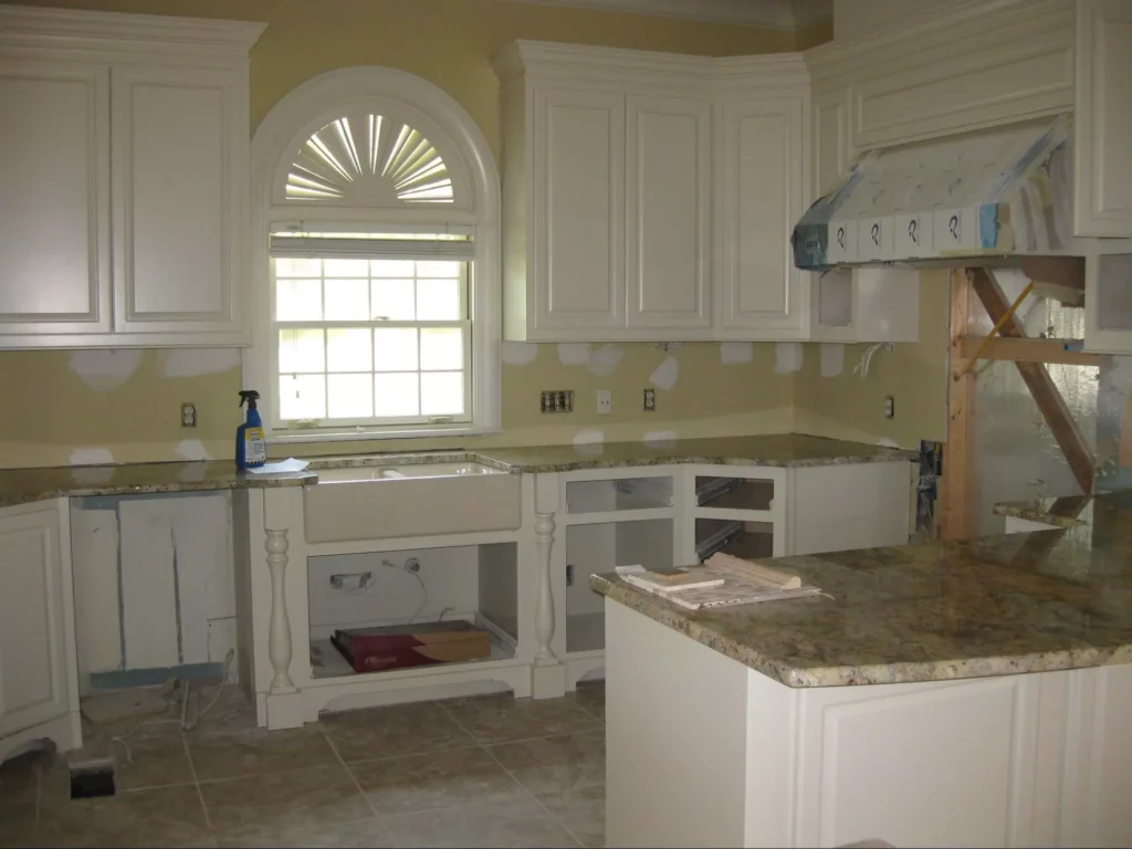 image of a kitchen under renovation | DIY Kitchen Renovation | Prime Kitchens and Bathrooms