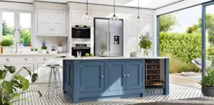 A renovated small kitchen